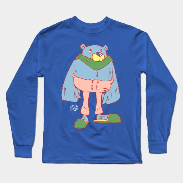 Monkey - Bot Buobo Long Sleeve T-Shirt by JbombCreative